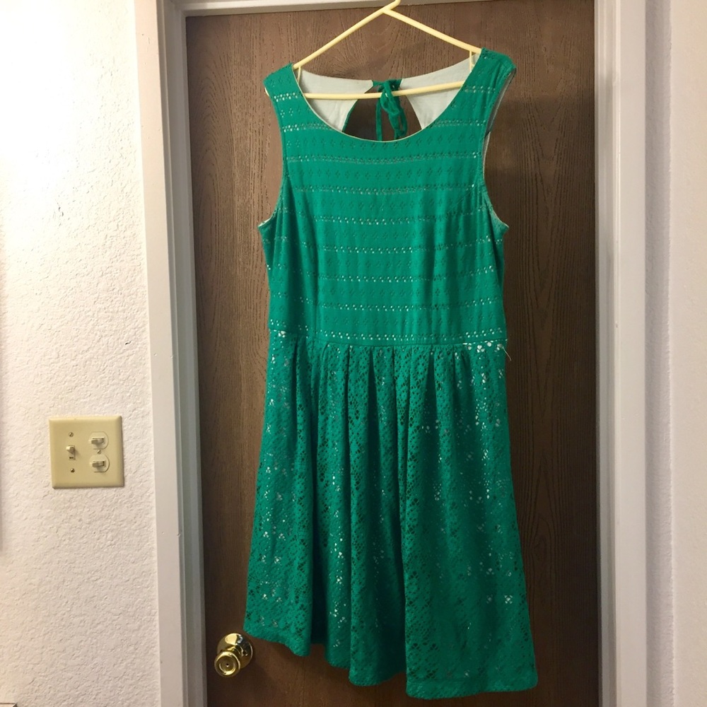 Anthropologie Postmark Green Dress